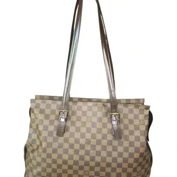 Louis Vuitton vintage Damier Chelsea Shoulder Tote Bag. - Picture 5 of 14